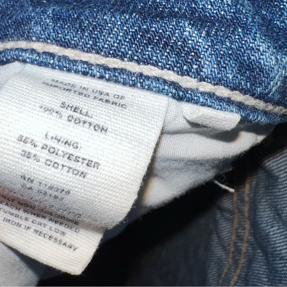 Helmut Lang HIGH RISE CROP SLIM LIGHT JACKHAMMER WASH Size 26 - Picture 8 of 11